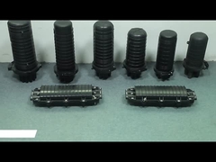 Tipo cierre material de la bóveda del empalme de la fibra óptica del ABS para el equipo de telecomunicación