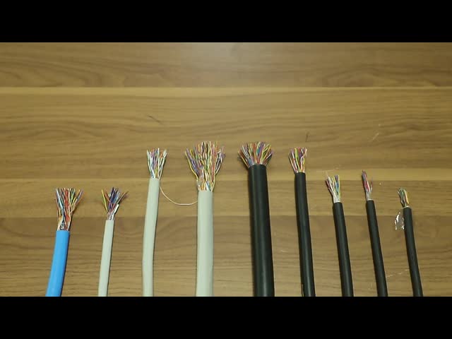 100 200 parejas 15 30 25 20 10 80 150 pareja 0,4 cable telefónico subterráneo 26awg cable blindado de gelatina para exteriores