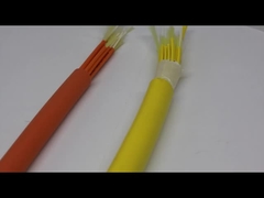 Cable de fibra óptica de amortiguamiento cerrado para interiores 2-24 núcleos 10D/20D radio de flexión para FTTH