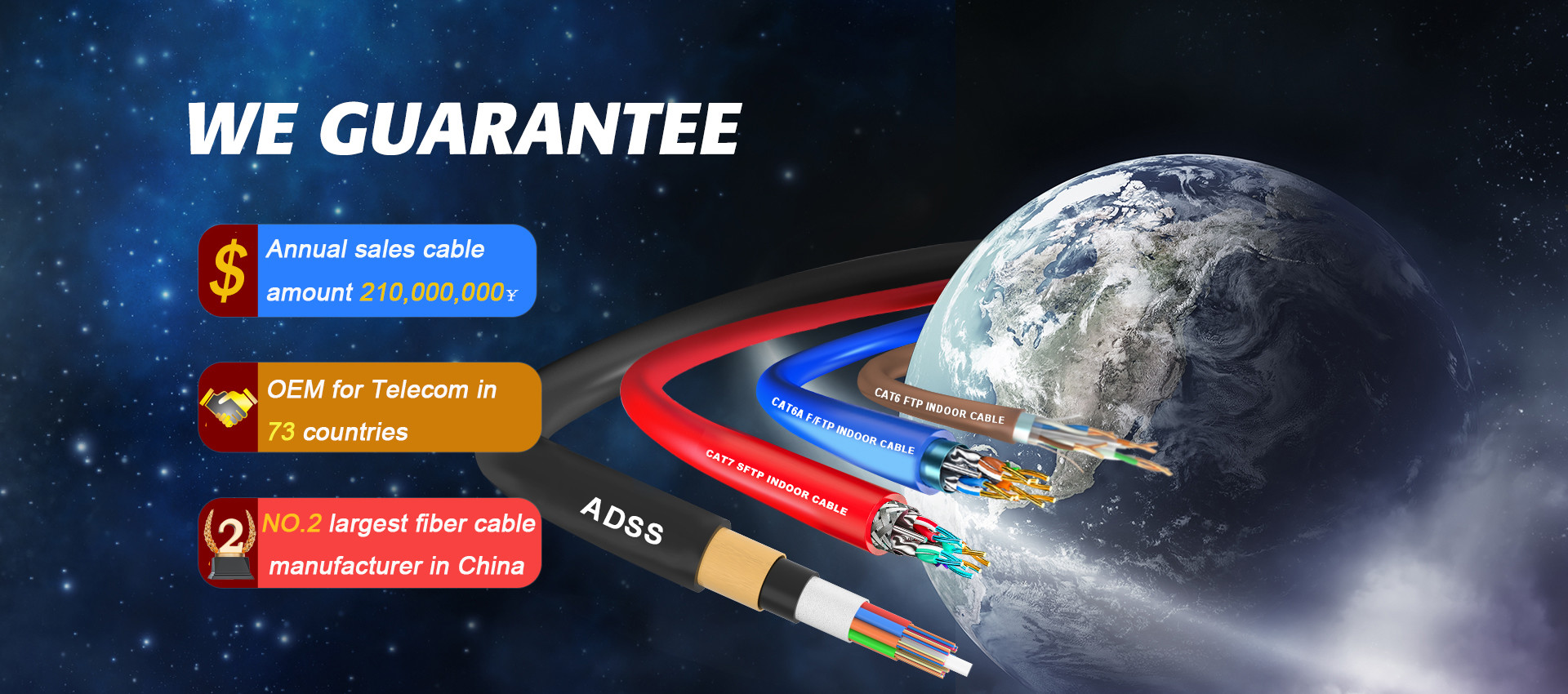 calidad Cable de fribra óptica al aire libre fábrica