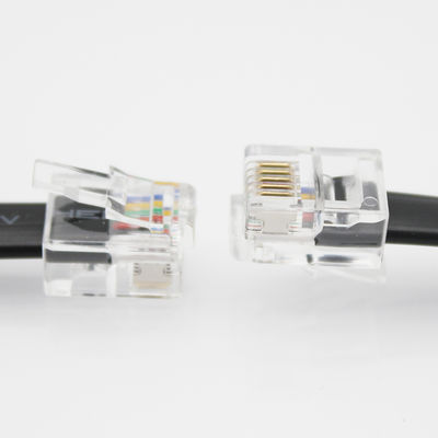 6 Core 30AWG Flat Cables RJ12 Modular Telephone Extension Phone Line Cables