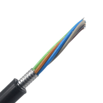 Armored Fiber Optic Cable GYTS GYTA Outdoor 24 48 72 96 144 Core Standard Loose Tube Optic Fiber Cable 