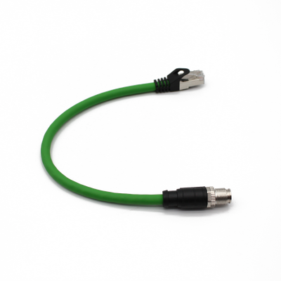 8pin X-Coded M12 X to RJ45 Ethernet CAT6A Cable for Industrial Camera
