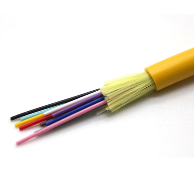 1-24 Core Indoor Tight Buffer GJFJV SM OM1 OM2 Om3 Fabricante de cables de fibra óptica
