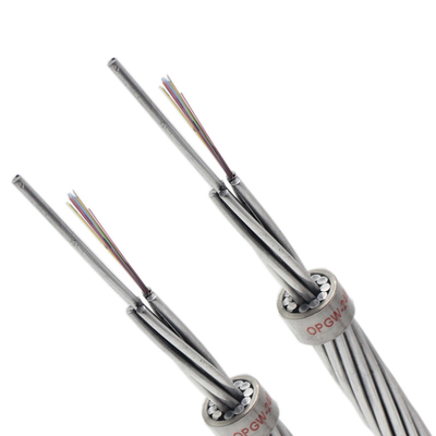 Cable de transmisión compuesto del cable óptico eléctrico de OPGW con la fibra óptica 12-96core