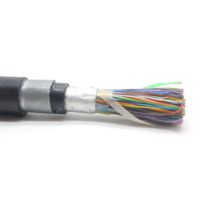 Cable de teléfono Cat3 para interiores y exteriores HYV HYA Cable de red no blindado y blindado 10 - 100 pares 26AWG/24AWG