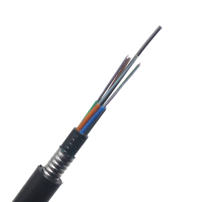 48 CORE Cables de red de fibra óptica subterráneos al aire libre Gyty53 1+5/1.7 conducto aéreo
