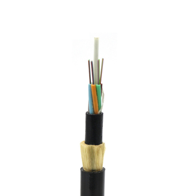 12/24/48 Cable de comunicación de núcleo Multimodo de fibra óptica Cable aéreo de tierra Cable ADSS ASU