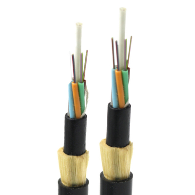 Cable de fibra óptica aérea ADSS con una sola envergadura de 50 a 150 metros de dieléctricos autoportantes