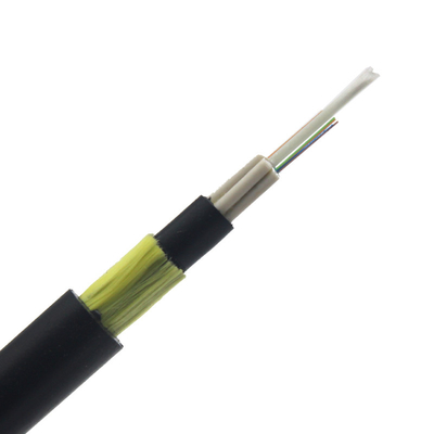 1KM 2KM 3KM ADSS al aire libre Fibra óptica de cable tubo suelto FRP 12 24 48 72 96 144 Modulo único de núcleo