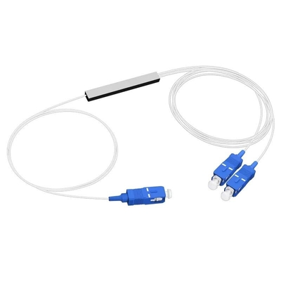 Fibra de un solo modo G.657A1 Tipo de fibra PLC Fibra óptica pasiva divisor 1x4 1x8 1x16 1x32 1x64 con 900μm de entrada/salida