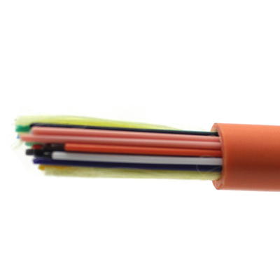 Cables de fibra óptica para interiores G657A1 OM1 OM2 Bundle GJFJV 4 6 8 12 24 Radius de flexión del núcleo 10D/20D mm