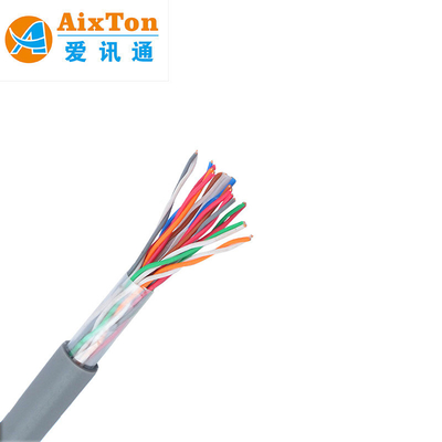15 30 25 20 10 80 150 par 0,4 cable telefónico subterráneo 26awg cable blindado de gelatina para exteriores