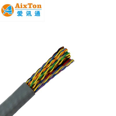 Cable telefónico subterráneo de varios pares 10 20 30 50 100 200 con conductor sólido de cobre