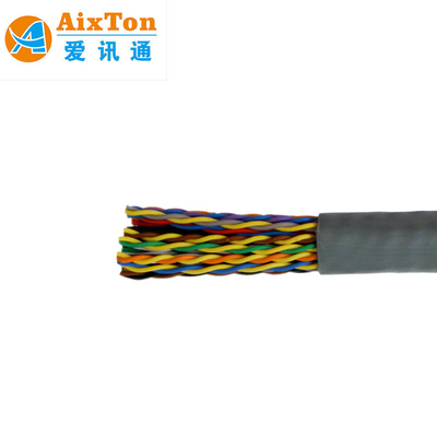 Cat3 para interiores RJ11 RJ12 UTP 10 20 25 30 50 100 150 200 800 pares Cable telefónico de cobre 0,5 mm 0,4 mm Cat 3 Cable telefónico de cobre
