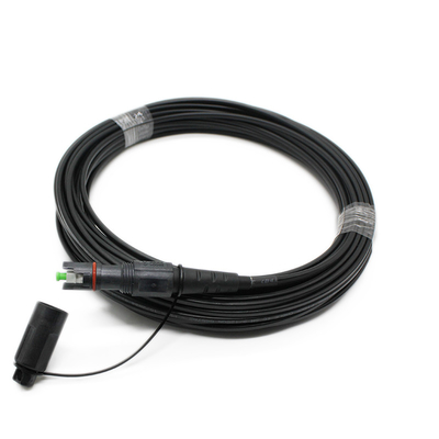 FC/APC OptiTap Conector de fibra para exteriores Cordón de parche IP67 Corning impermeable Femenino Mini SCAPC 1M 2M 3M 5M 3,0 mm Cuenta de fibra de cable amarillo 2 LC