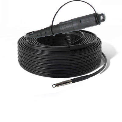 Tipo de conector LC FTTH Corning Simplex Cordón de parche de fibra óptica impermeable APC Cordón de parche blindado LSZH Material de la chaqueta del cable