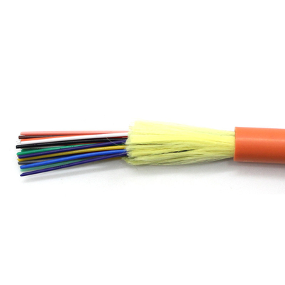Cable de fibra óptica de 4 8 12 núcleos Gjfjv monomodo OM1 OM2 Cable óptico de fibra interior Gjfjv
