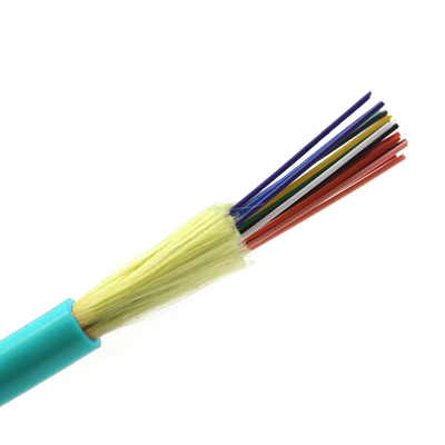 Cable multimodo de interior GJFJV LSZH 6F 8F 12F 24F 10Gb Cables de distribución OM1 OM2 OM3 OM4 Cable de fibra óptica