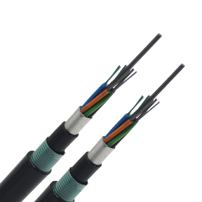 Cable de Fibra Óptica para Exterior GYTS GYTA GYTA53 Blindado para Enterramiento