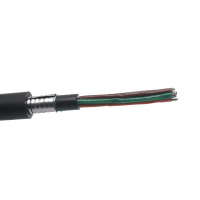 144 Core GYTA53 Enterramiento directo en exteriores tubo suelto enramado cable blindado multi submarino Fibra óptica fabricante