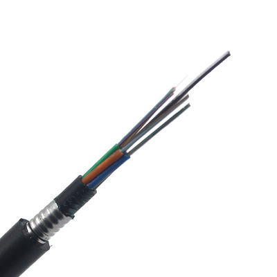 Cable de fibra óptica de comunicación blindado para exteriores GYTA53 de fábrica de Vietnam, 6 12 núcleos, monomodo