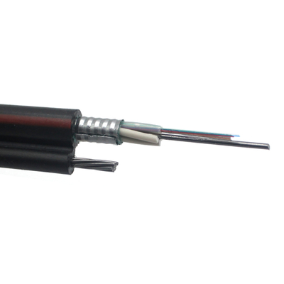 12 24 Número de fibras de modo único Cable de fibra óptica GYTC8S GYTC8A para redes de larga distancia longitud 1-5 km por tambor de madera