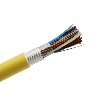 CAT3 25 parejas 24/25/26 AWG Comunicación al aire libre Cable telefónico LSZH chaqueta de PVC 100%BC Conductor