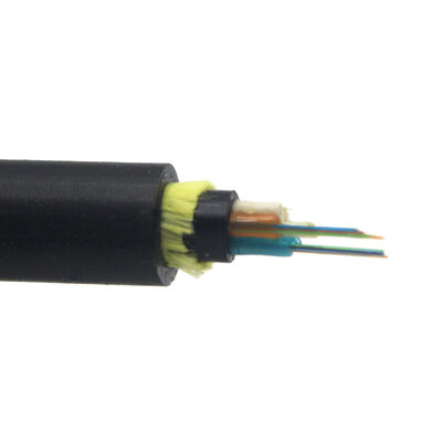 1000m de longitud de doble envase ADSS Cables de fibra óptica de un solo modo/múltimodo tubo aéreo suelto