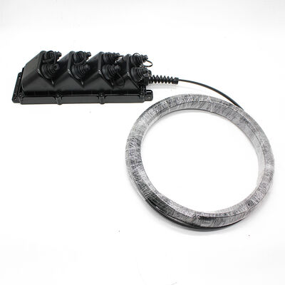Caja de terminal de servicio multiport FTTX para exteriores, resistente al agua, 4, 6, 8, 12 puertos, para cable plano Corning OptiTap SC