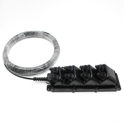 Caja de terminal de servicio multiport LC SC MST Opti-tap de 8 puertos con cable plano