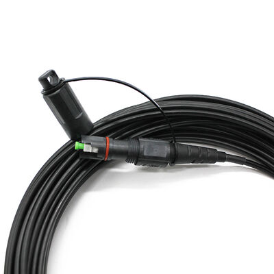 Precio de fábrica H-OPT-SC exterior IP67 impermeable FTTH prefabricado de fibra óptica con cable de parche compatible